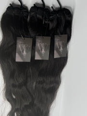 Raw Indonesian Natural Wavy Bundle Deals( Free Hd Lace)